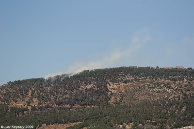 Mount Tabor on fire 9259