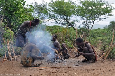 The Hazabe tribe - Near Eyasi lake, TANZANIA