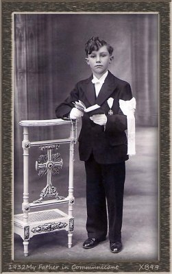 1932 My Father in Communion