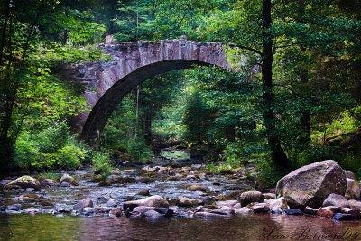 Gerardmer.The Stone Bridge