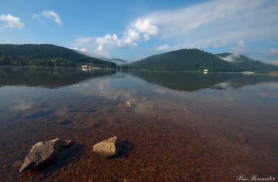 Gerardmer.Lake in the morning