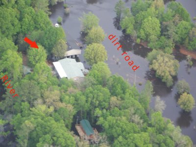 Arial view on April 10,2009