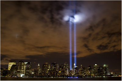 911 Lights from Liberty State Park, NJ