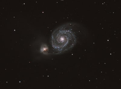 m51-Whirlpool Galaxy (Astronomy Picture of the Day)