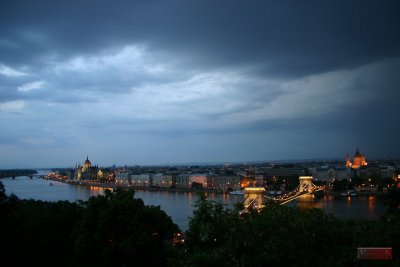 Budapest before storm -  Hungary