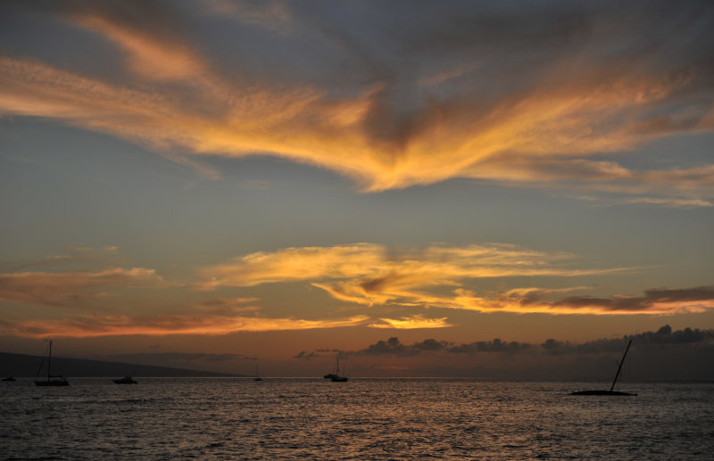 Sunset at La Haina, Maui