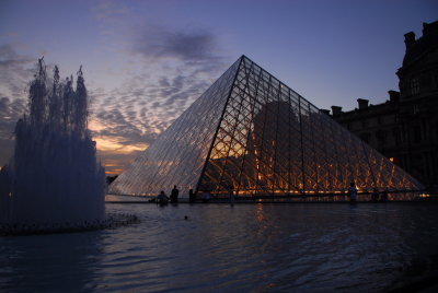 Louvre At Night