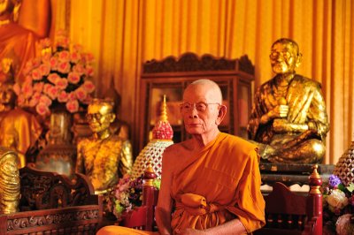 Wax  Abbott among Buddhas