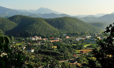 View from Wat Chong Kham