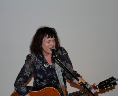 Exene at Track 16 Gallery Sept 2010