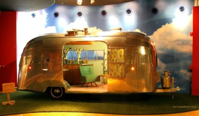Airstream MTV network lobby Santa Monica, CA