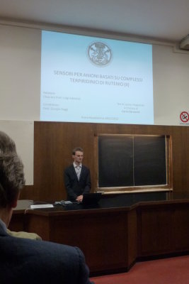 Dr. Carlo  Ciarrocchi Master's Degree in Chemistry - University of Pavia.