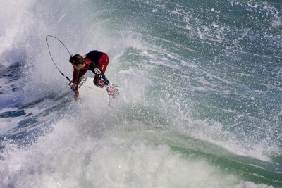 Surfing at Santa Cruz
