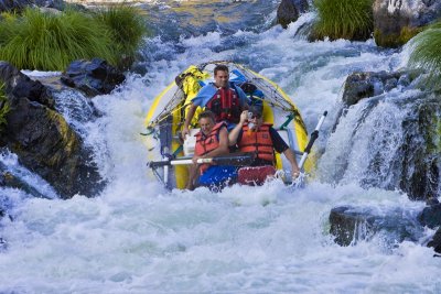 Kraig, Mark & Andy thru Rainie Falls