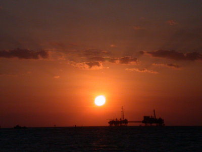 Island sunrise from Ft. Gaines