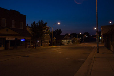 Evening on Main Street  ~  June 30