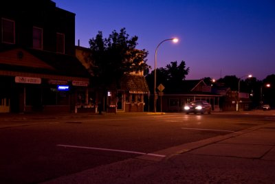 Main Street Evening  ~  August 18