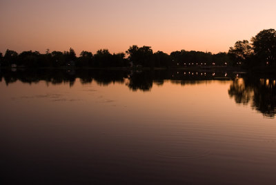 Late Evening on the MIll Pond ~  August 19