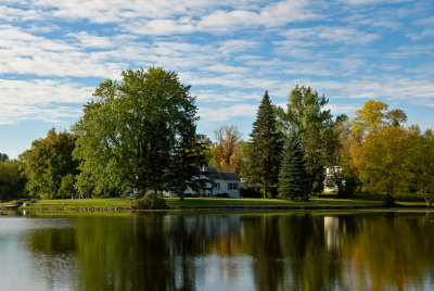 Mill Pond Fall  ~  September 30