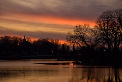 Mill Pond Sunset  ~  November 11