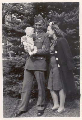 Baby Michael with Dad (Bob) and Mom (Octa)