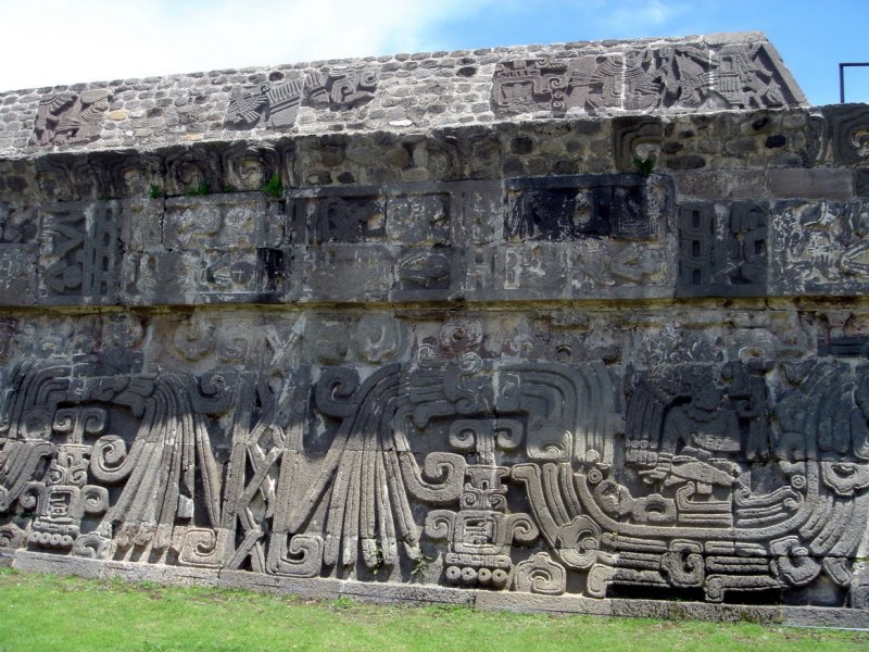 Templo de Quetzalcoatl (detalle)