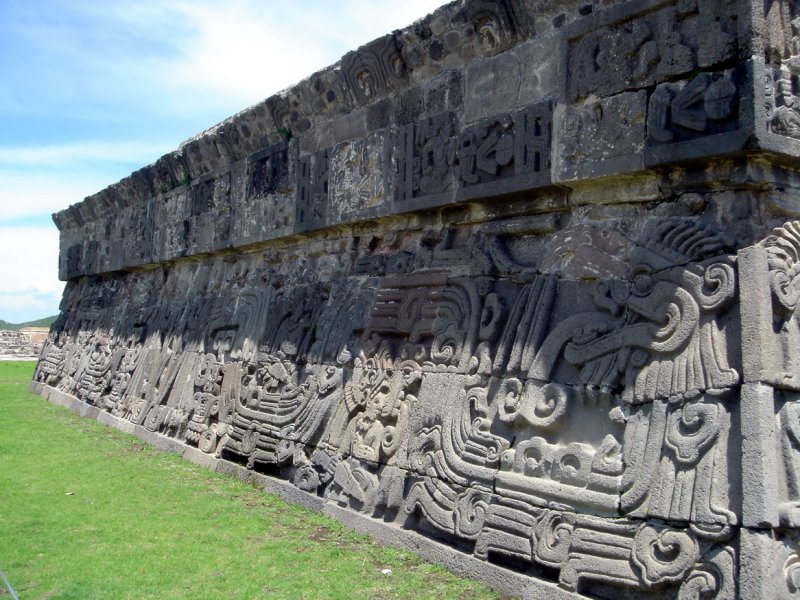 Templo de Quetzalcoatl (detalle)