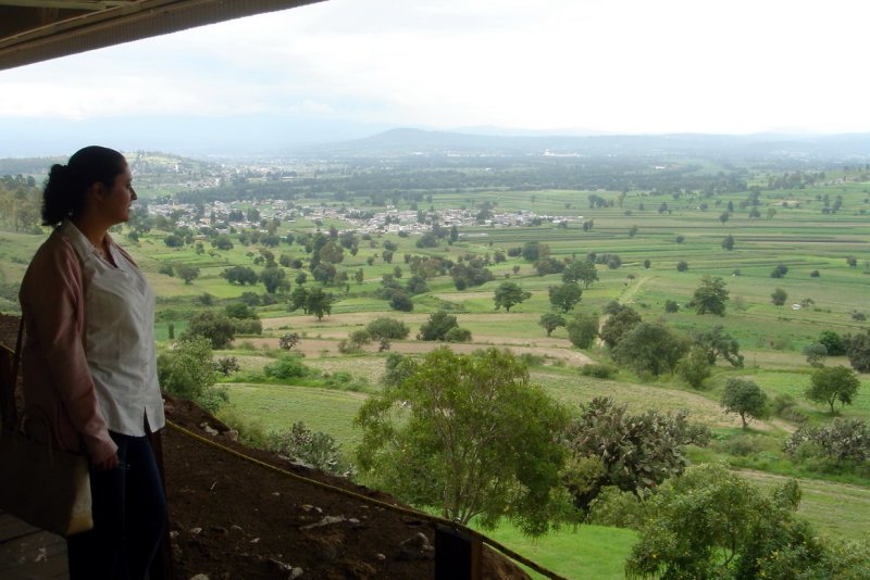 Cacaxtla vista hacia el norte 1 de 2