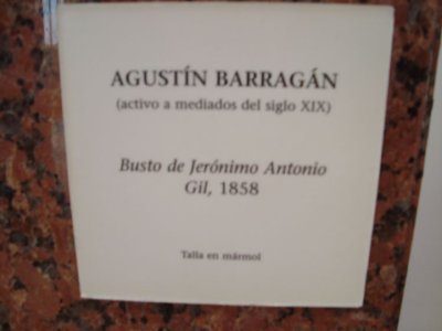 Busto de Jernimo Antonio Gil