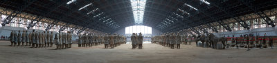 Rear view of the Terracotta Warriors