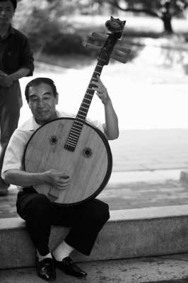 Musician in the Temple of Heaven