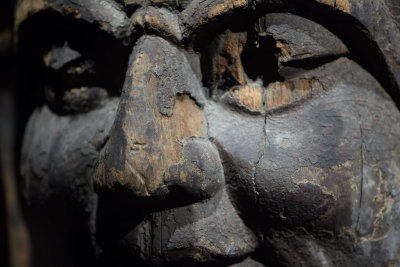 Wooden Head of Kasyapa