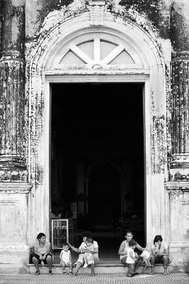 Adoration on the steps