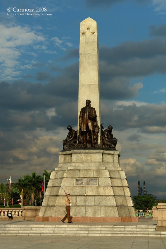 Newly-cleaned monument