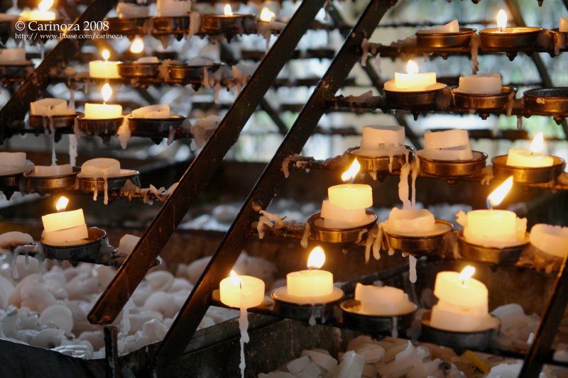 Baclaran Church: candle gallery