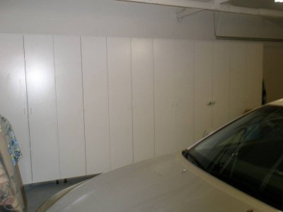 Storage Units in  2 car garage