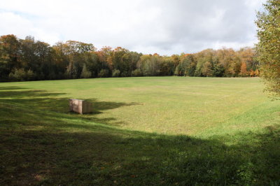 Field of Dreams, cleared ten years ago to hold 24 indoor volleyball coursts for Madawaska