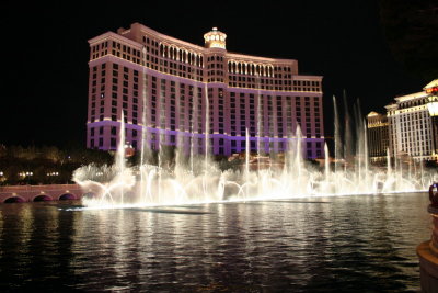 Bellagio's water fountain show