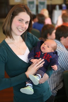 Katie and Will at 1 month!