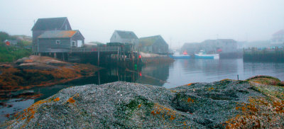Fog, Peggys Cove