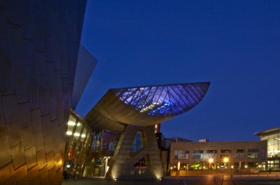 Lowry Square by Night