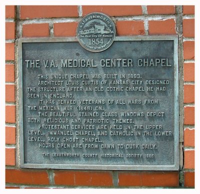Plaque in Front of Church