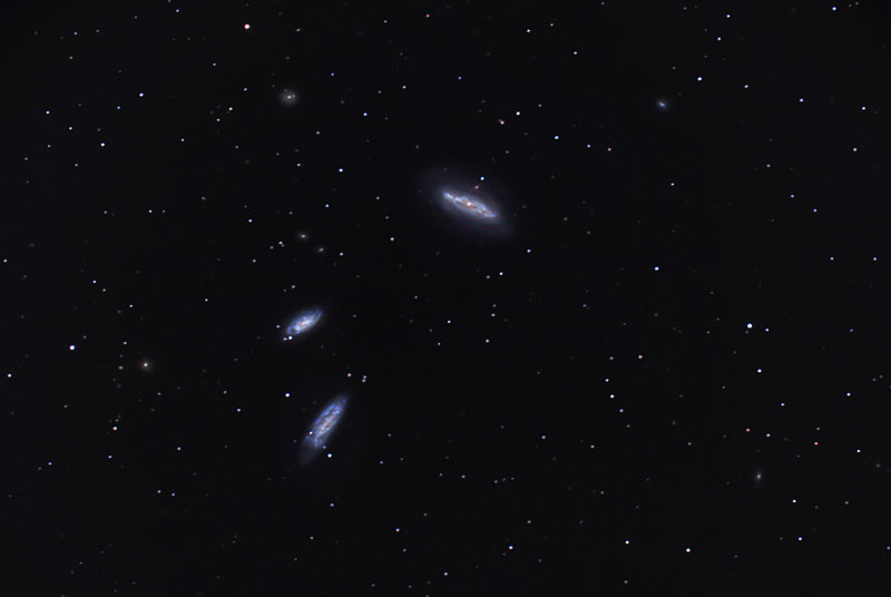 NGC 7582 - 7590 - 7599  Grus Galaxy Trio