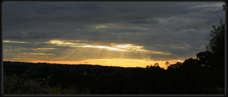 Winter - Sunset from Home