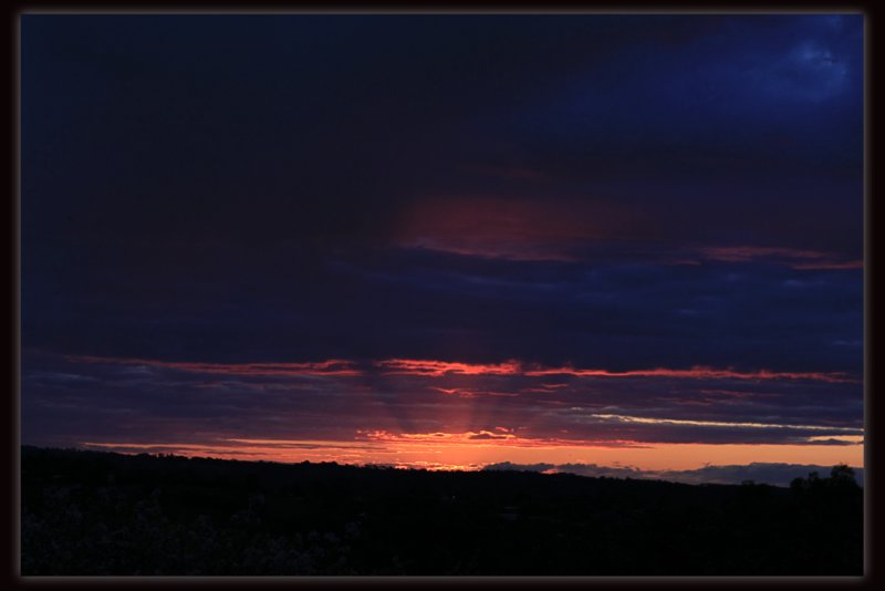 Winter - Sunset from Home