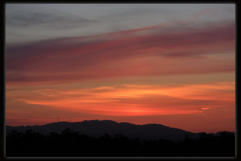 Spring Sunset from Home