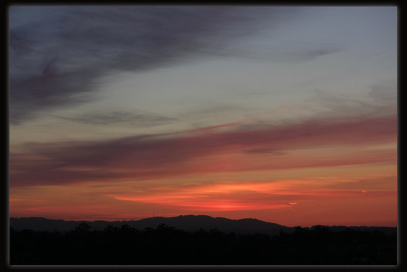 Spring Sunset from Home