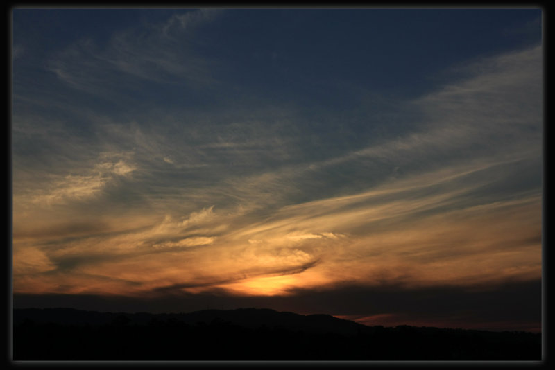 Spring Sunset from Home