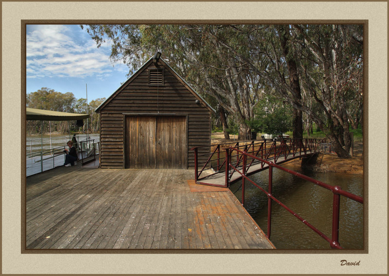Jetty and boathouse for P.S. Hero