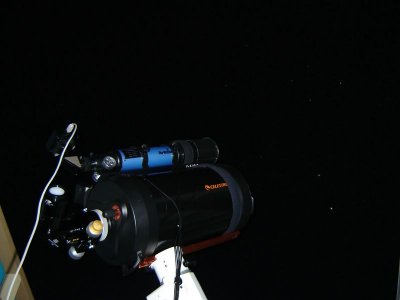 Celestron Pointing at southern cross